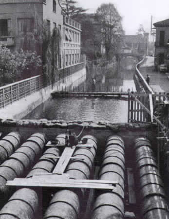 I lavori intubamento Viale Monza